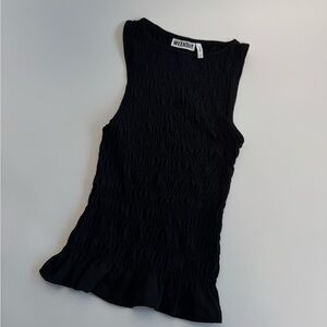 Weekday Black Sleeveless Top